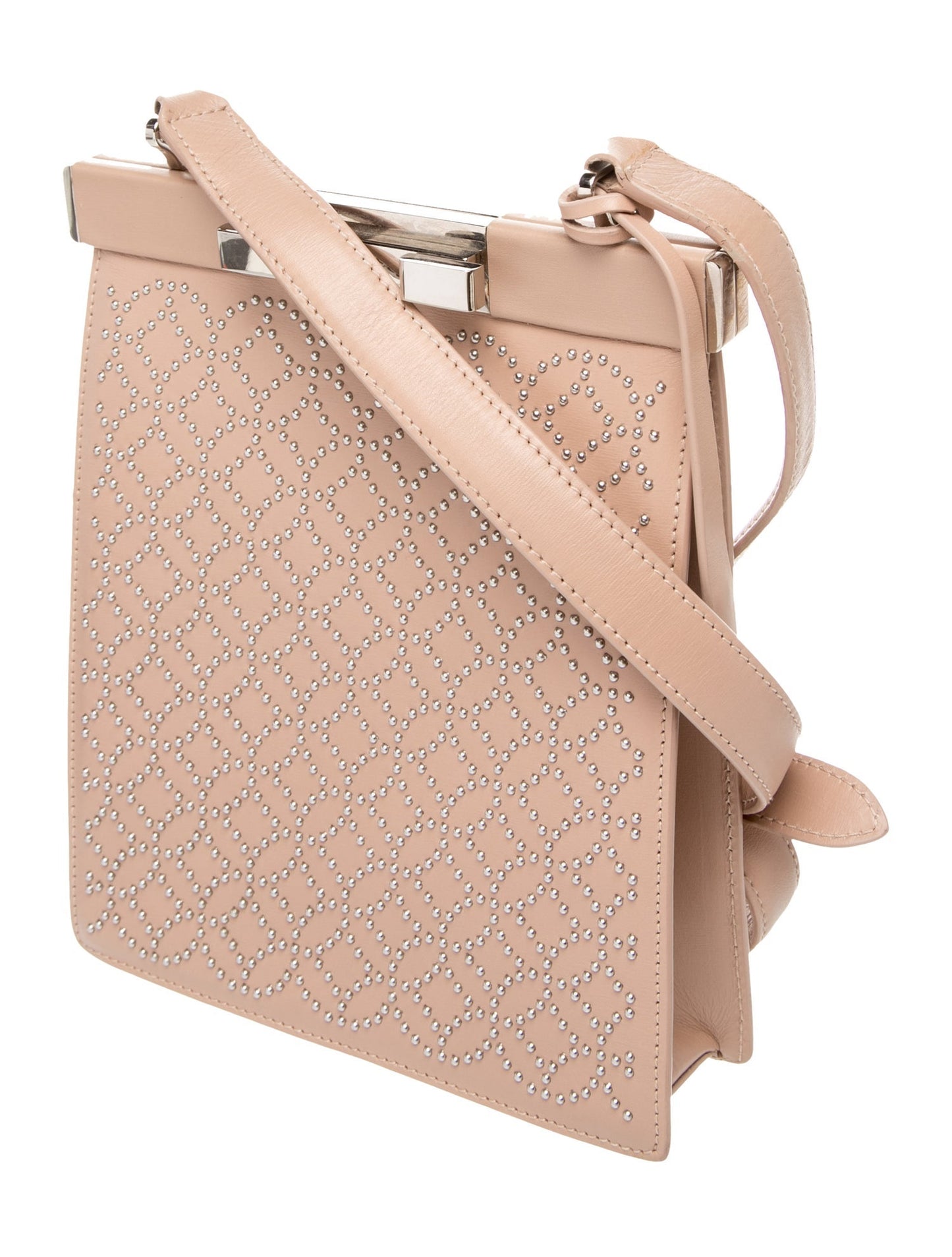 Alaïa Leather Messenger Bag