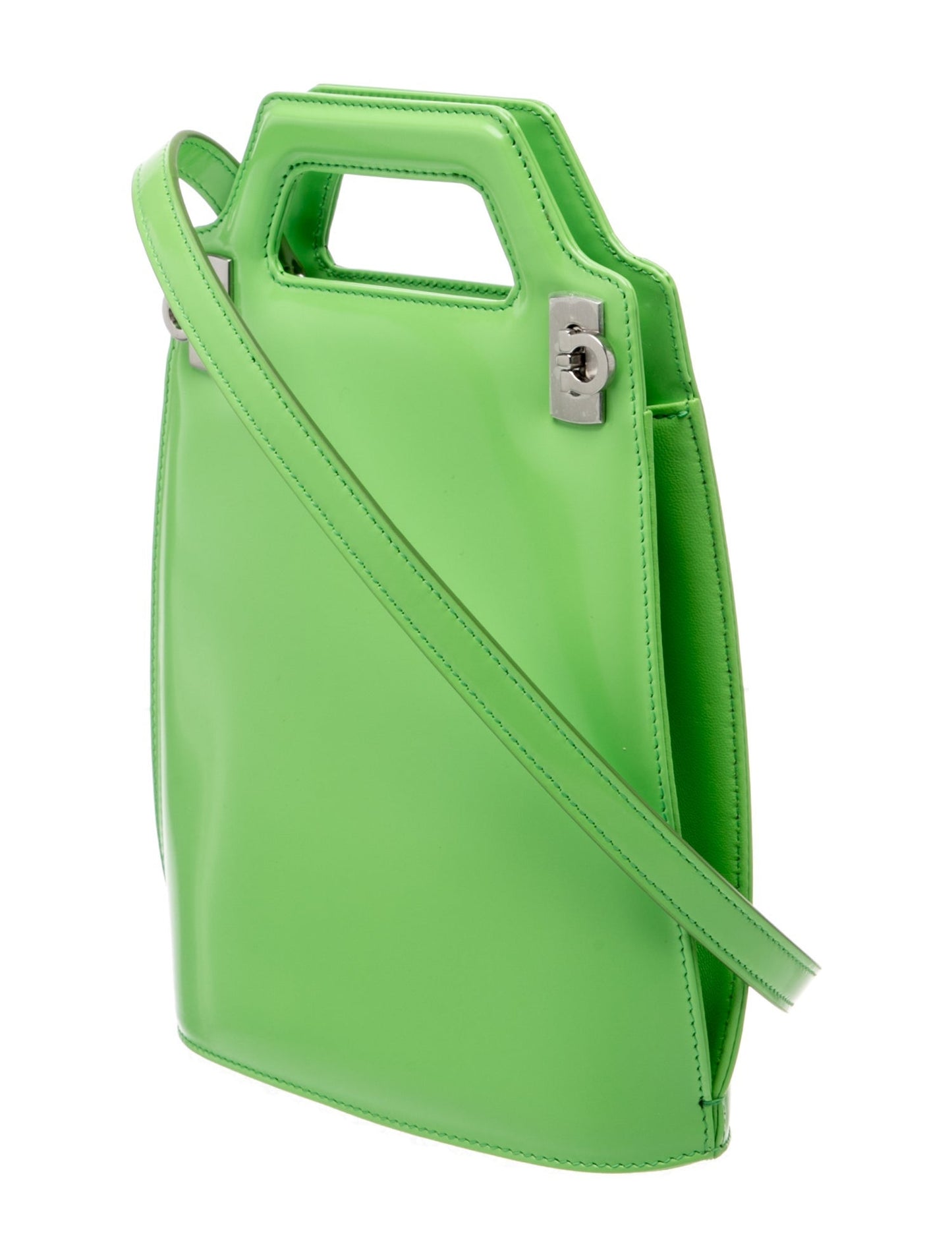 Ferragamo Leather Top Handle Bag