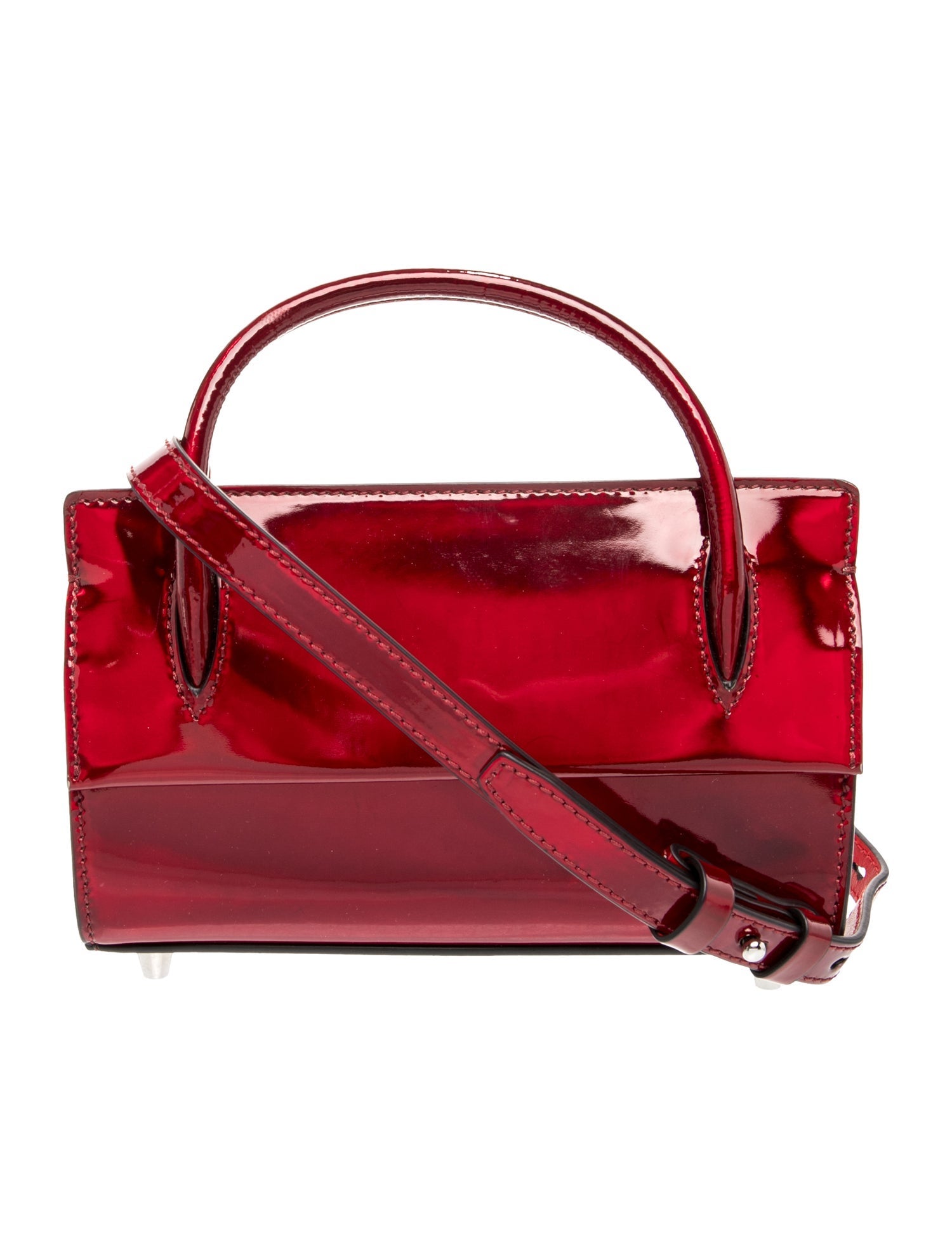 Christian Louboutin Patent Leather Paloma Baguette