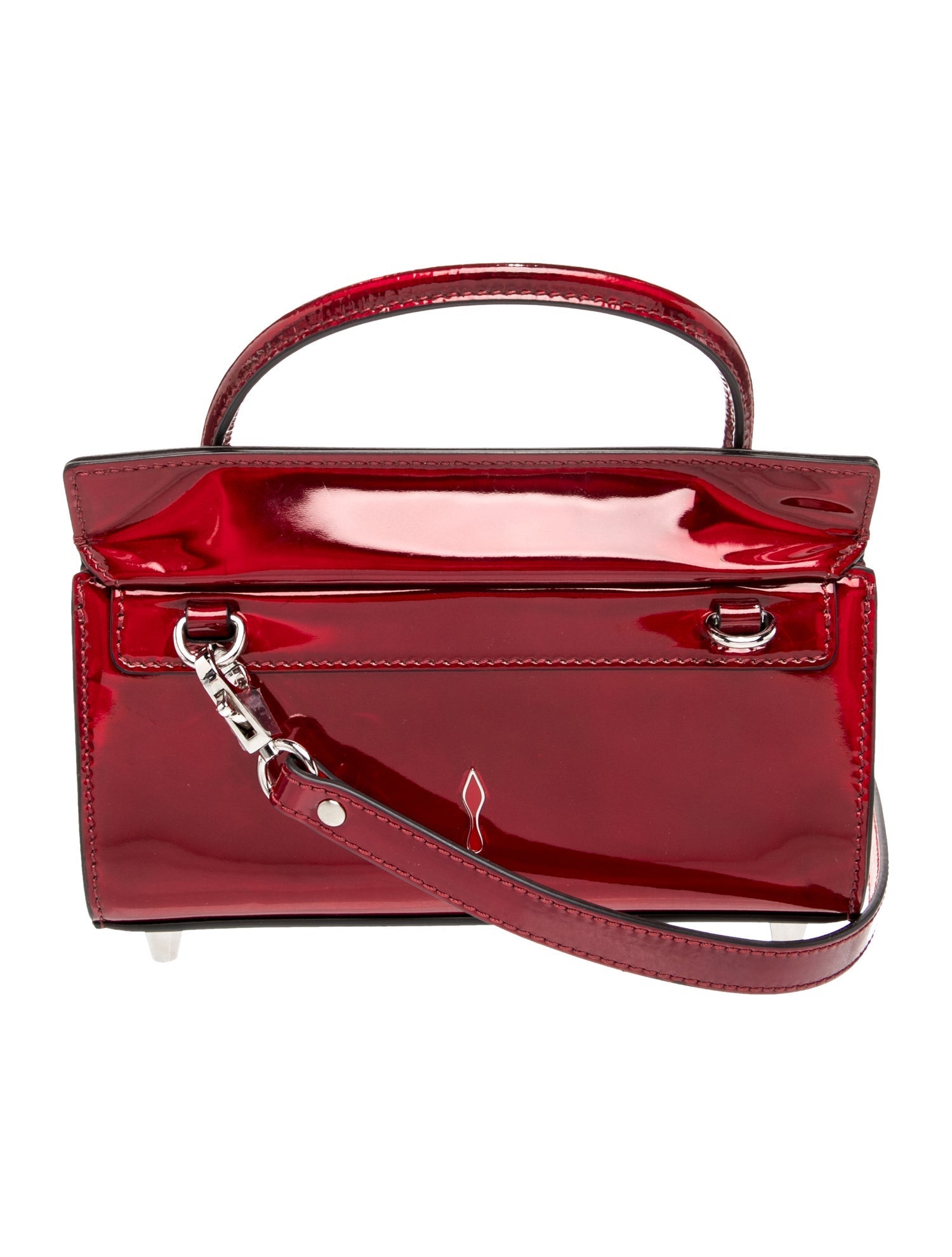 Christian Louboutin Patent Leather Paloma Baguette