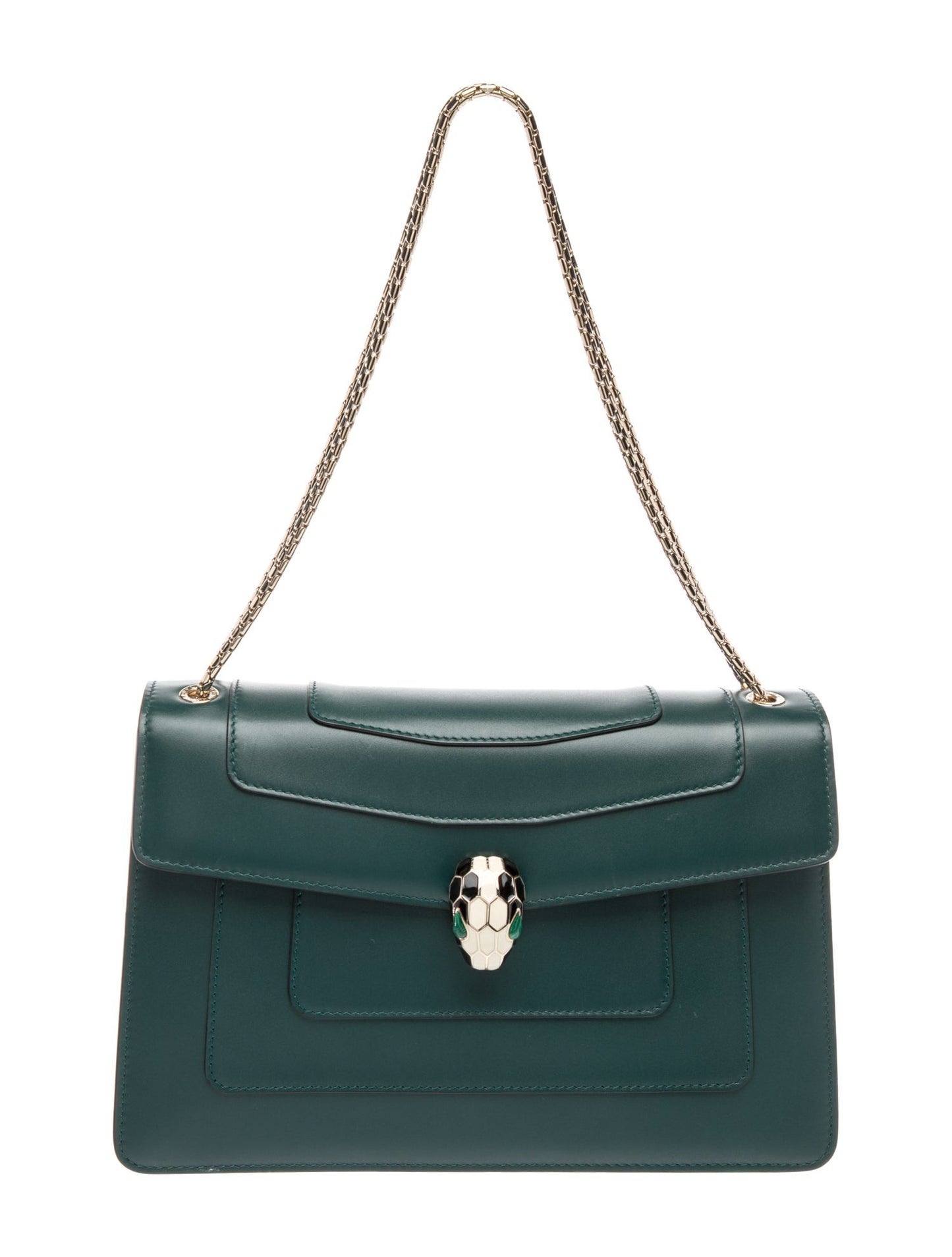 Bvlgari Leather Shoulder Bag