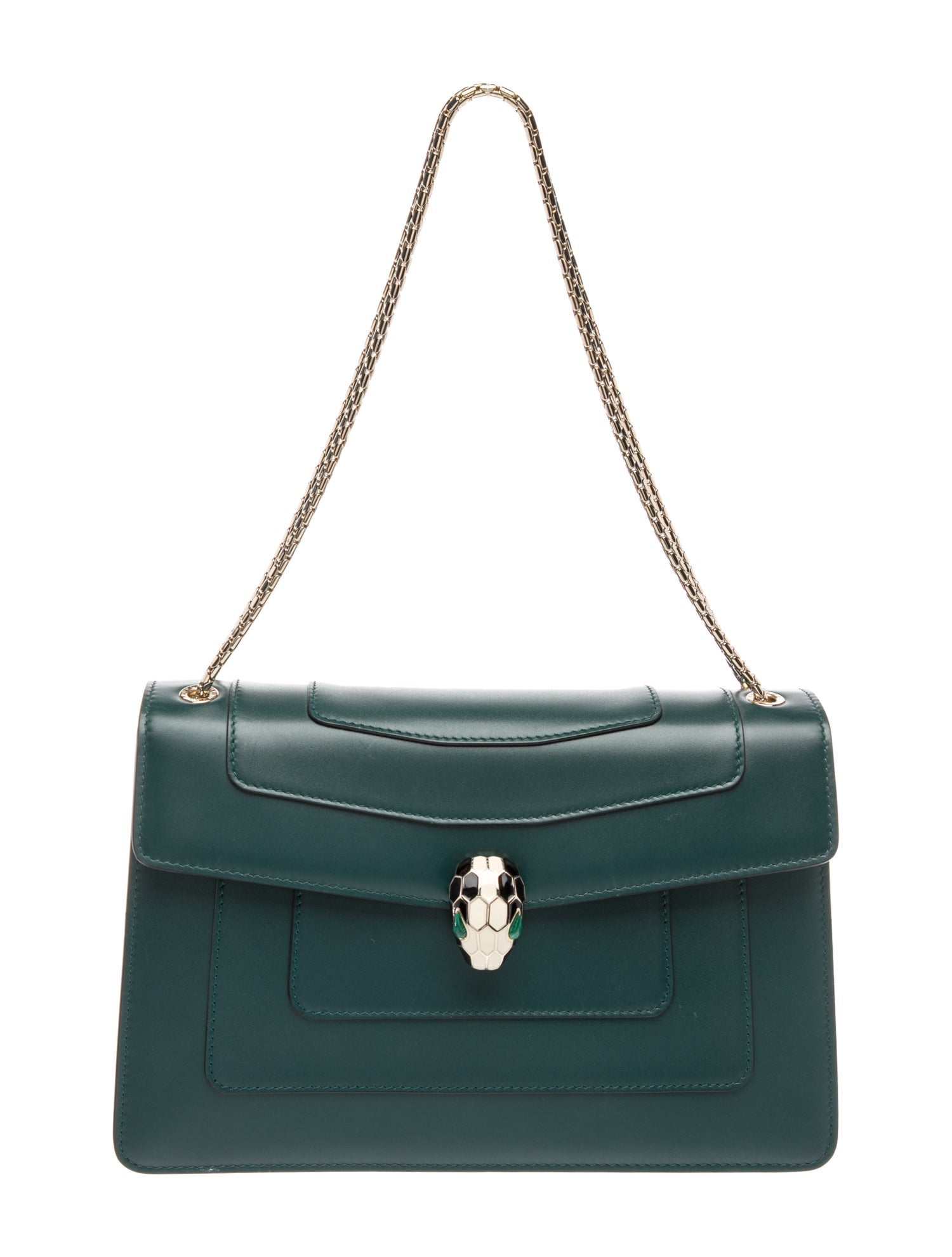 Bvlgari Leather Shoulder Bag
