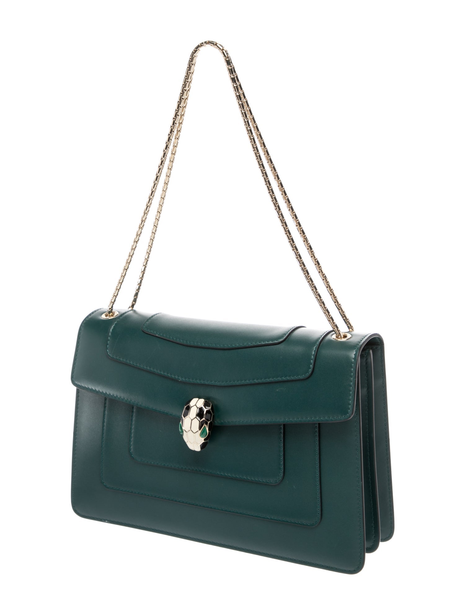 Bvlgari Leather Shoulder Bag