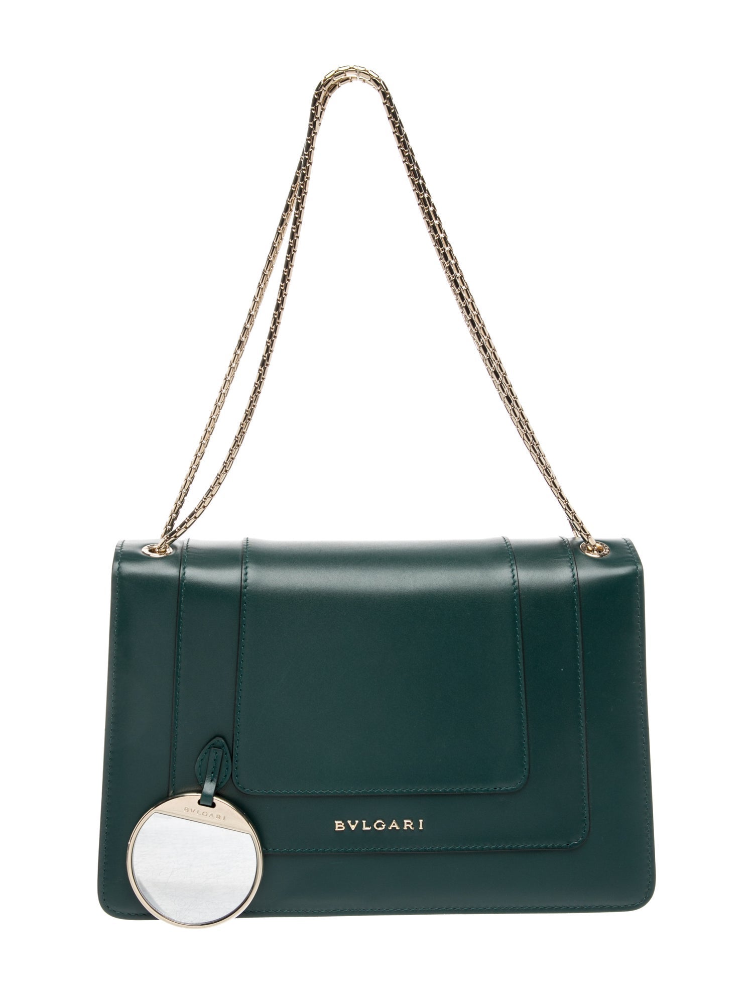 Bvlgari Leather Shoulder Bag