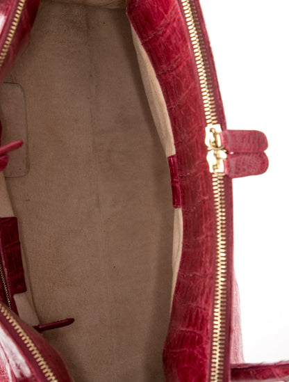 Nancy Gonzalez Crocodile Top Handle Bag