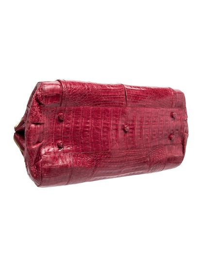 Nancy Gonzalez Crocodile Top Handle Bag