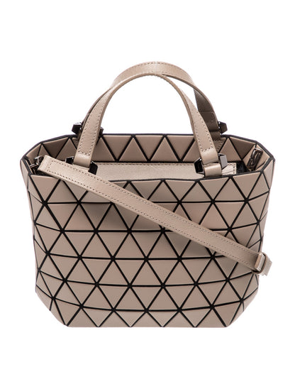 Bao Bao Issey Miyake Leather Top Handle Bag