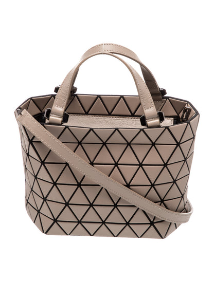 Bao Bao Issey Miyake Leather Top Handle Bag