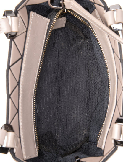 Bao Bao Issey Miyake Leather Top Handle Bag