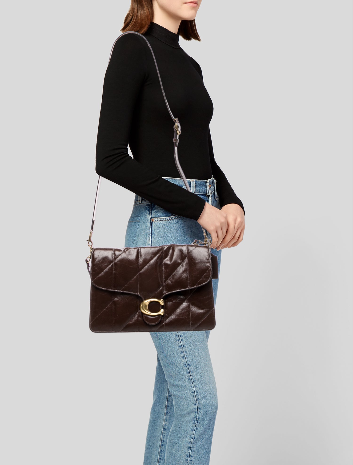 Coach Leather Shoulder Bag