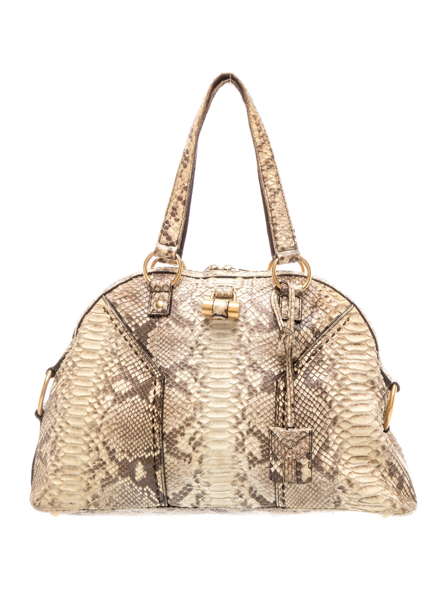 Yves Saint Laurent Rive Gauche Snakeskin Saint Laurent Muse Medium