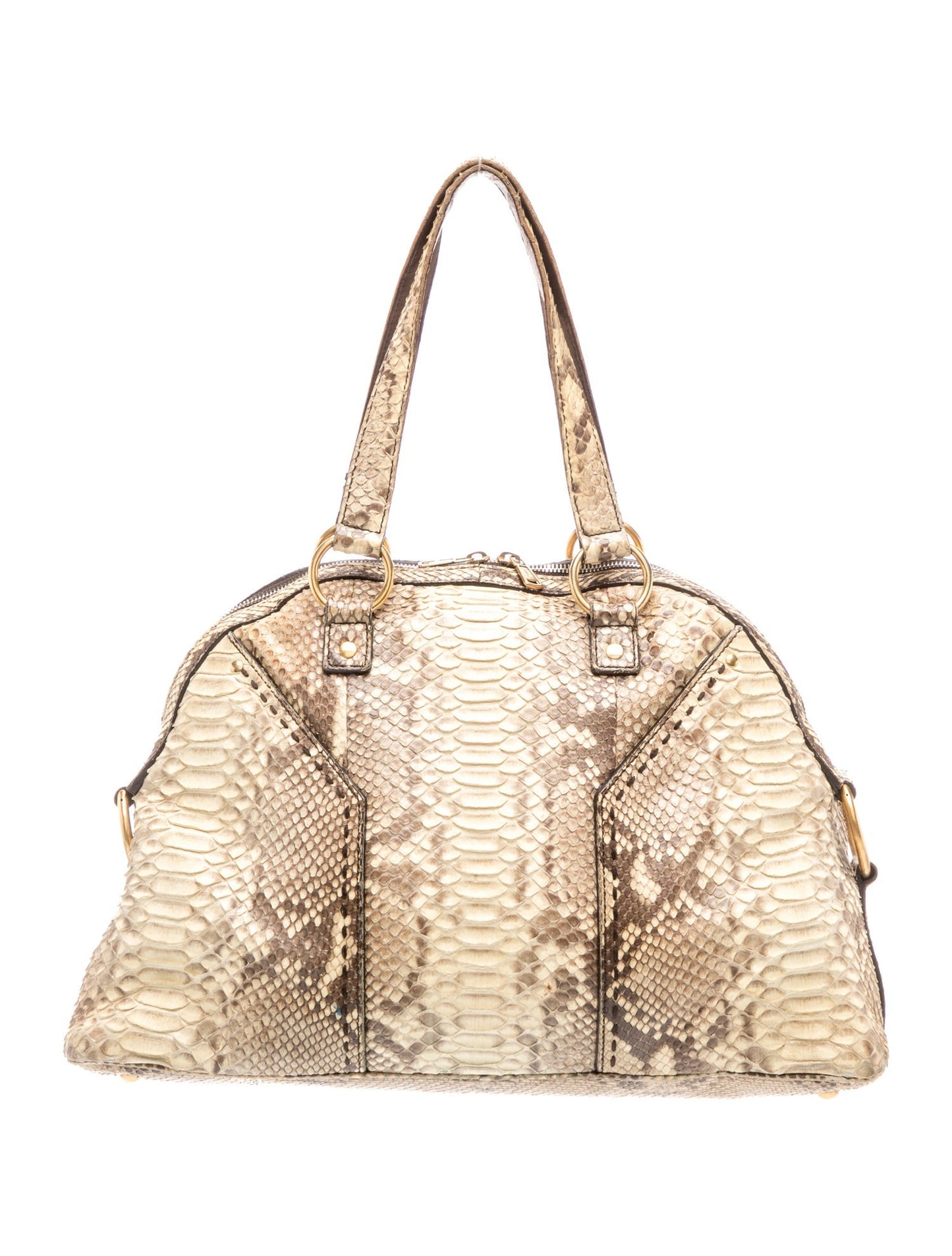 Yves Saint Laurent Rive Gauche Snakeskin Saint Laurent Muse Medium