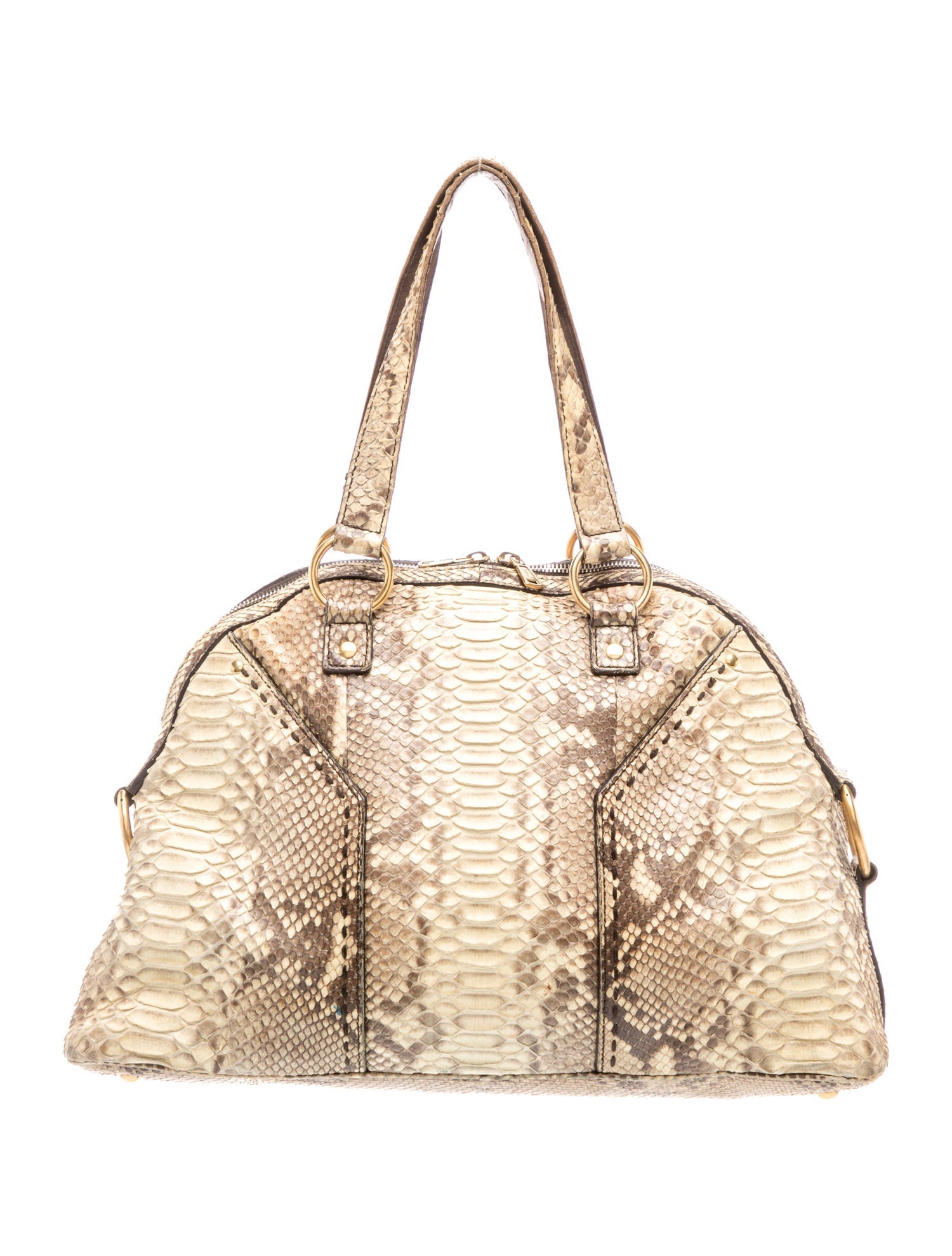 Yves Saint Laurent Rive Gauche Snakeskin Saint Laurent Muse Medium
