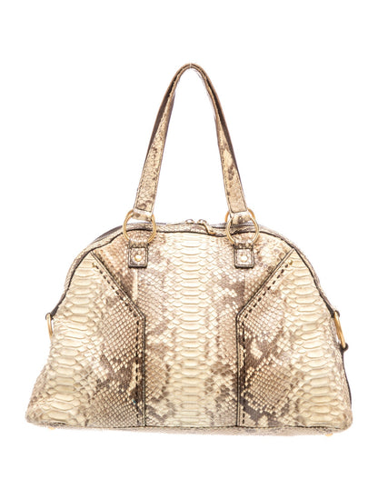 Yves Saint Laurent Rive Gauche Snakeskin Saint Laurent Muse Medium
