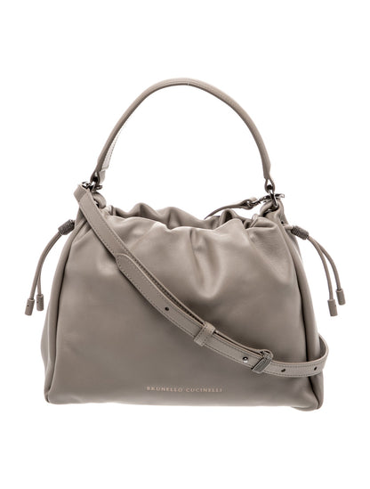 Brunello Cucinelli Leather Top Handle Bag w/ Tags