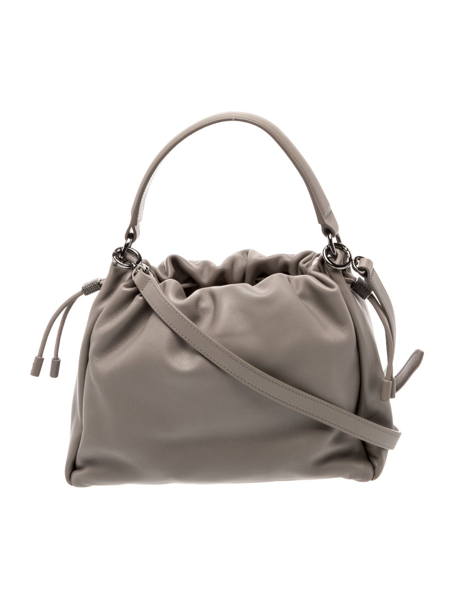 Brunello Cucinelli Leather Top Handle Bag w/ Tags