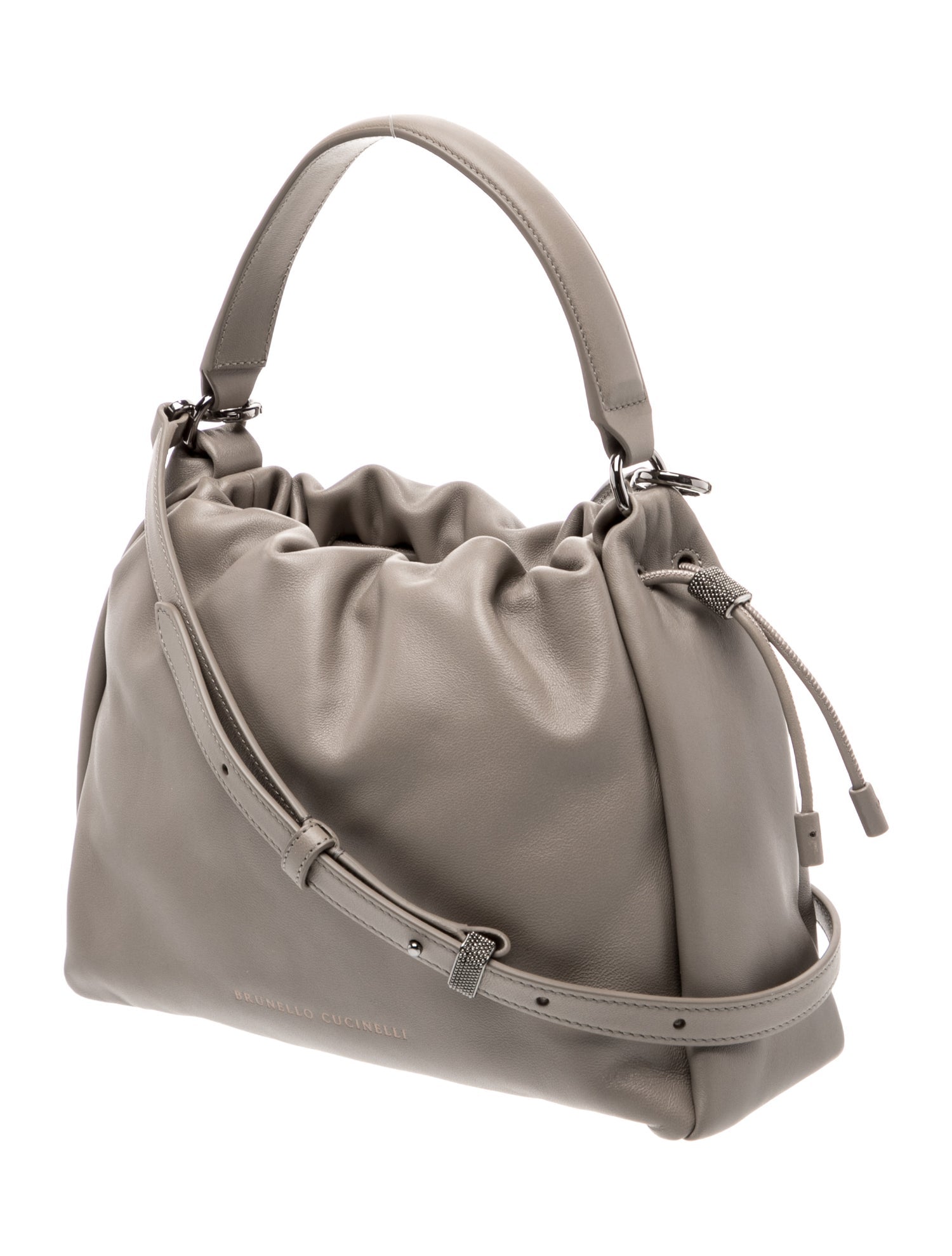 Brunello Cucinelli Leather Top Handle Bag w/ Tags