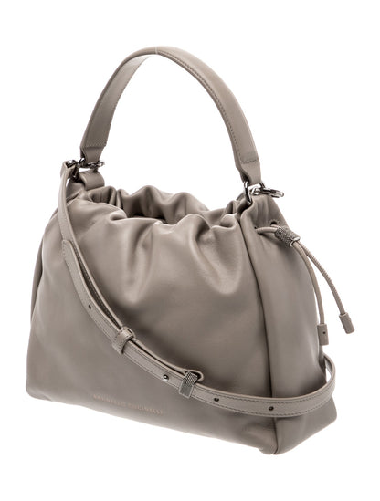 Brunello Cucinelli Leather Top Handle Bag w/ Tags