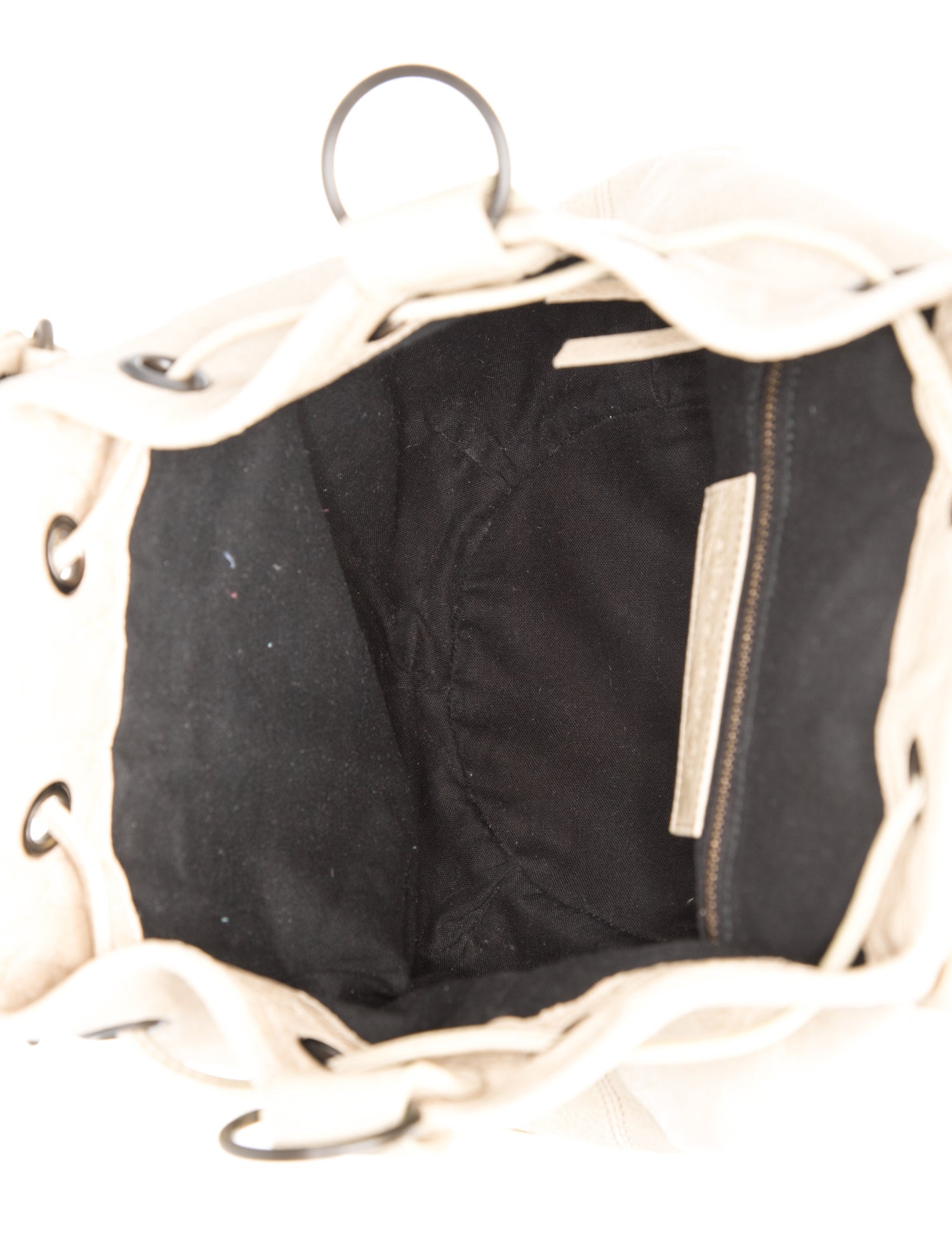 Balenciaga Leather Pompon Mini