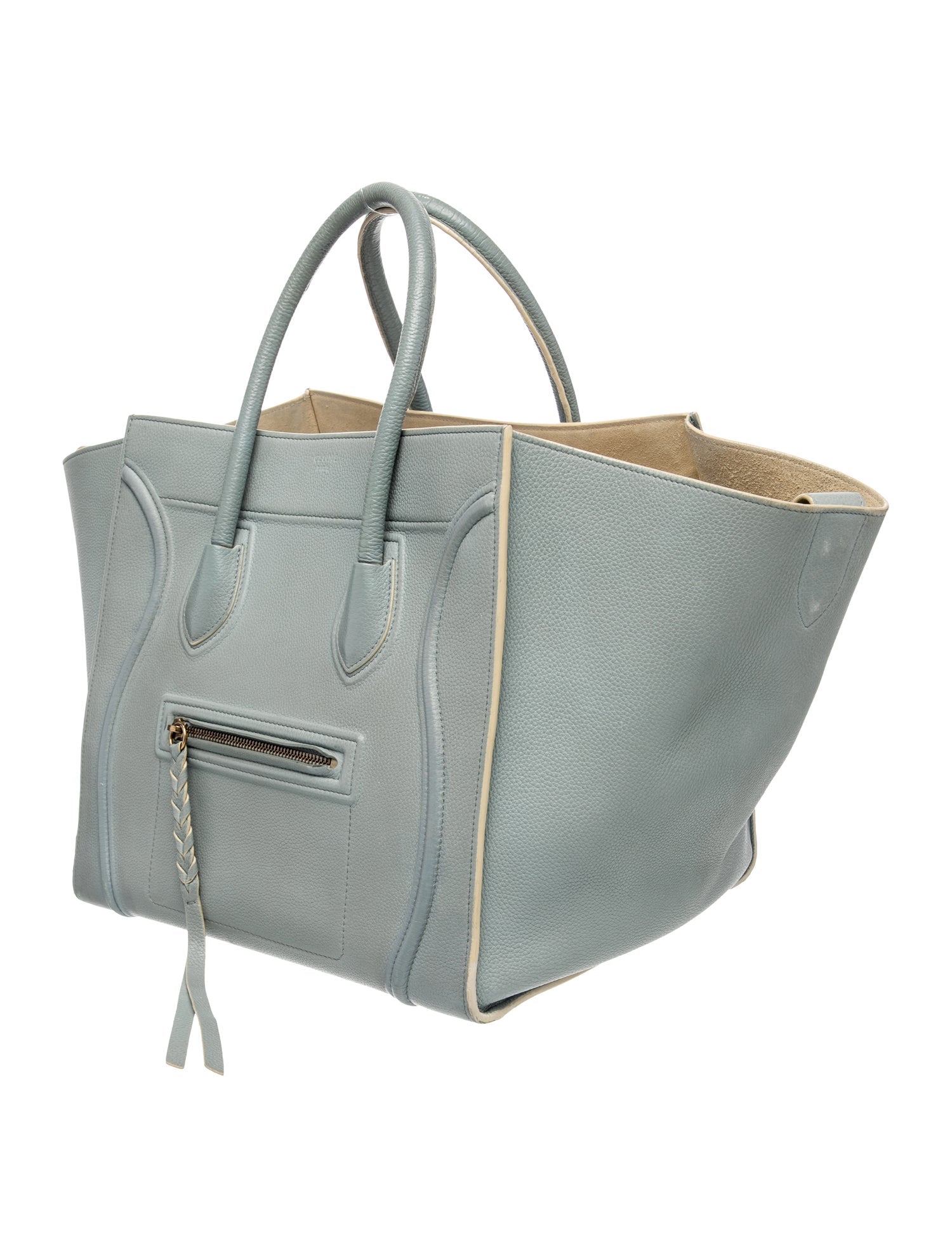 Celine Leather Luggage Phantom Medium