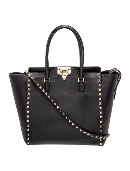 Valentino Rockstud Top Handle Bag