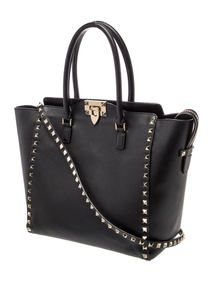 Valentino Rockstud Top Handle Bag