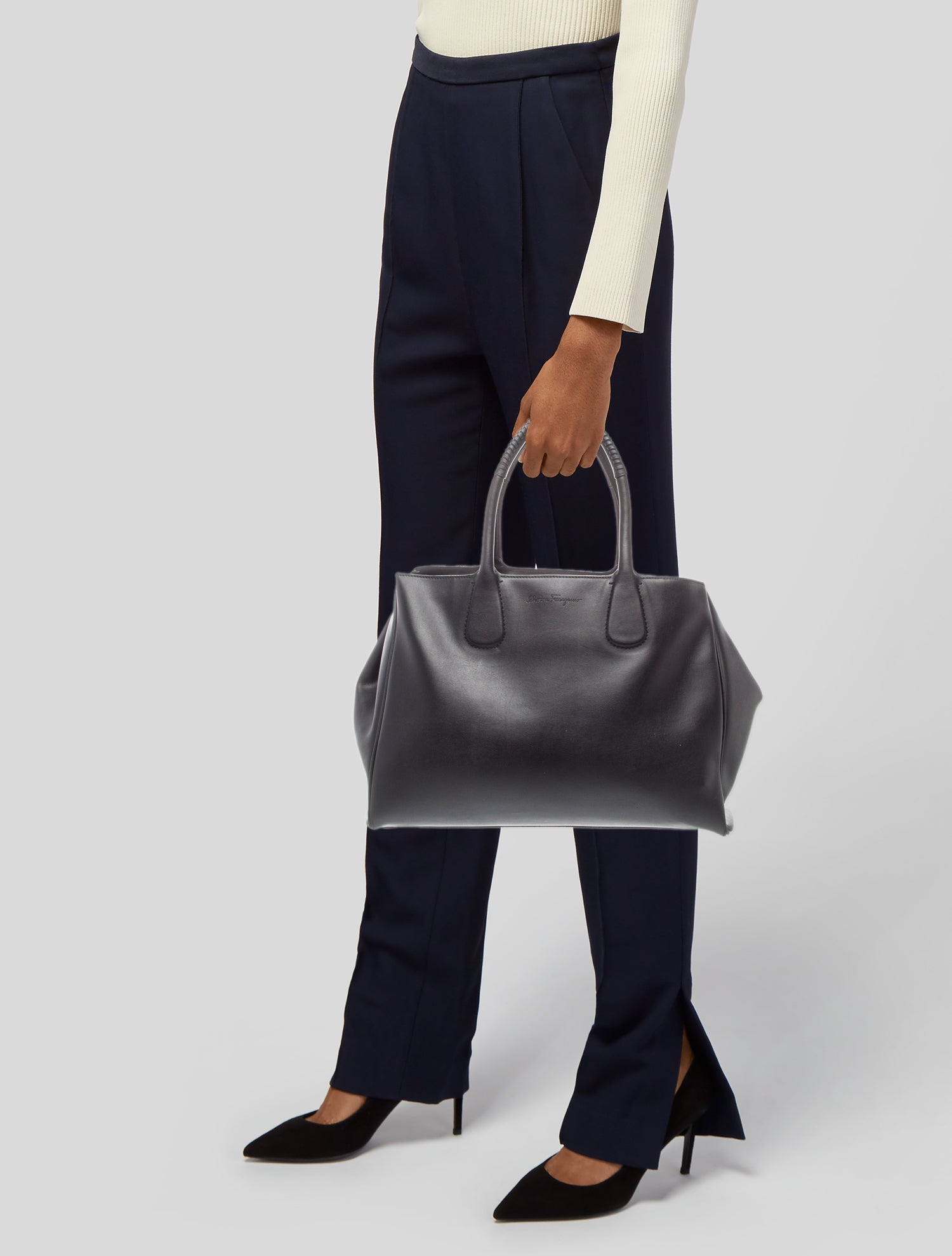 Salvatore Ferragamo Leather Tote