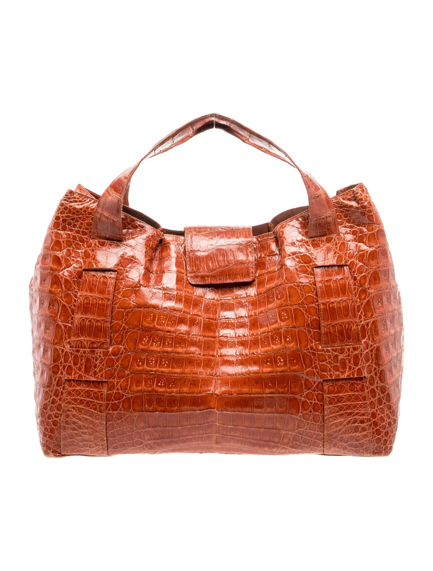 Nancy Gonzalez Crocodile Top Handle Bag