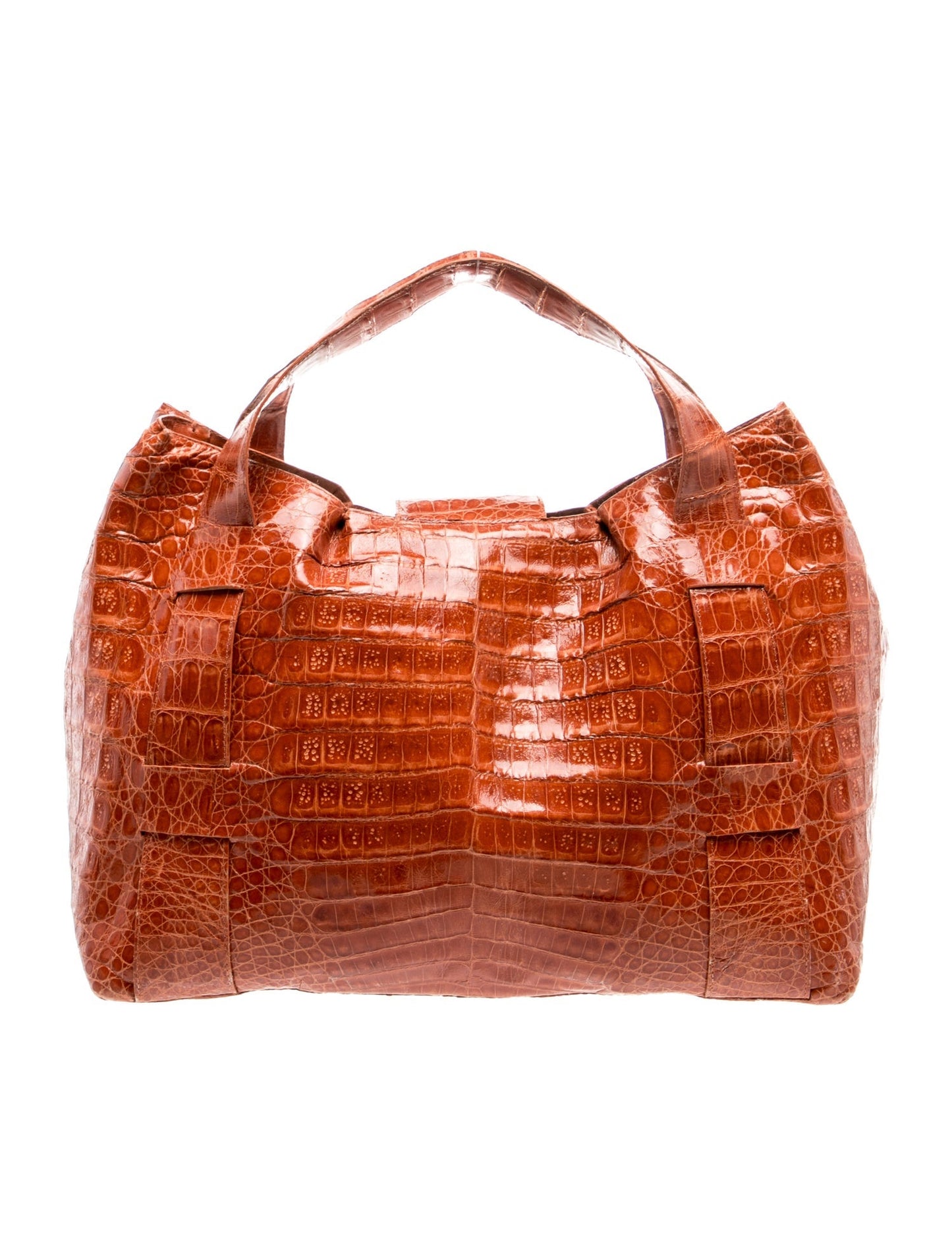 Nancy Gonzalez Crocodile Top Handle Bag
