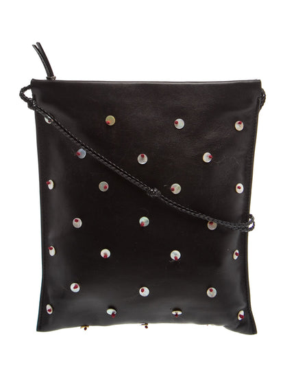 The Row Leather Polka Dot Crossbody Bag