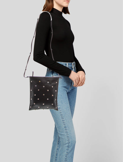The Row Leather Polka Dot Crossbody Bag