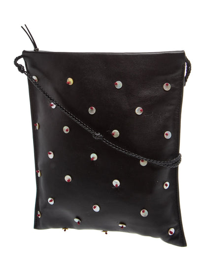 The Row Leather Polka Dot Crossbody Bag