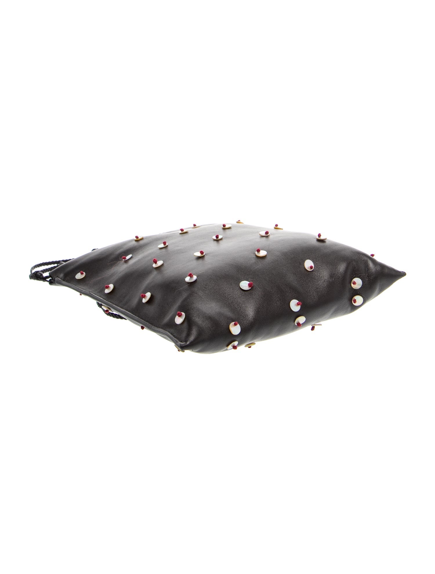 The Row Leather Polka Dot Crossbody Bag