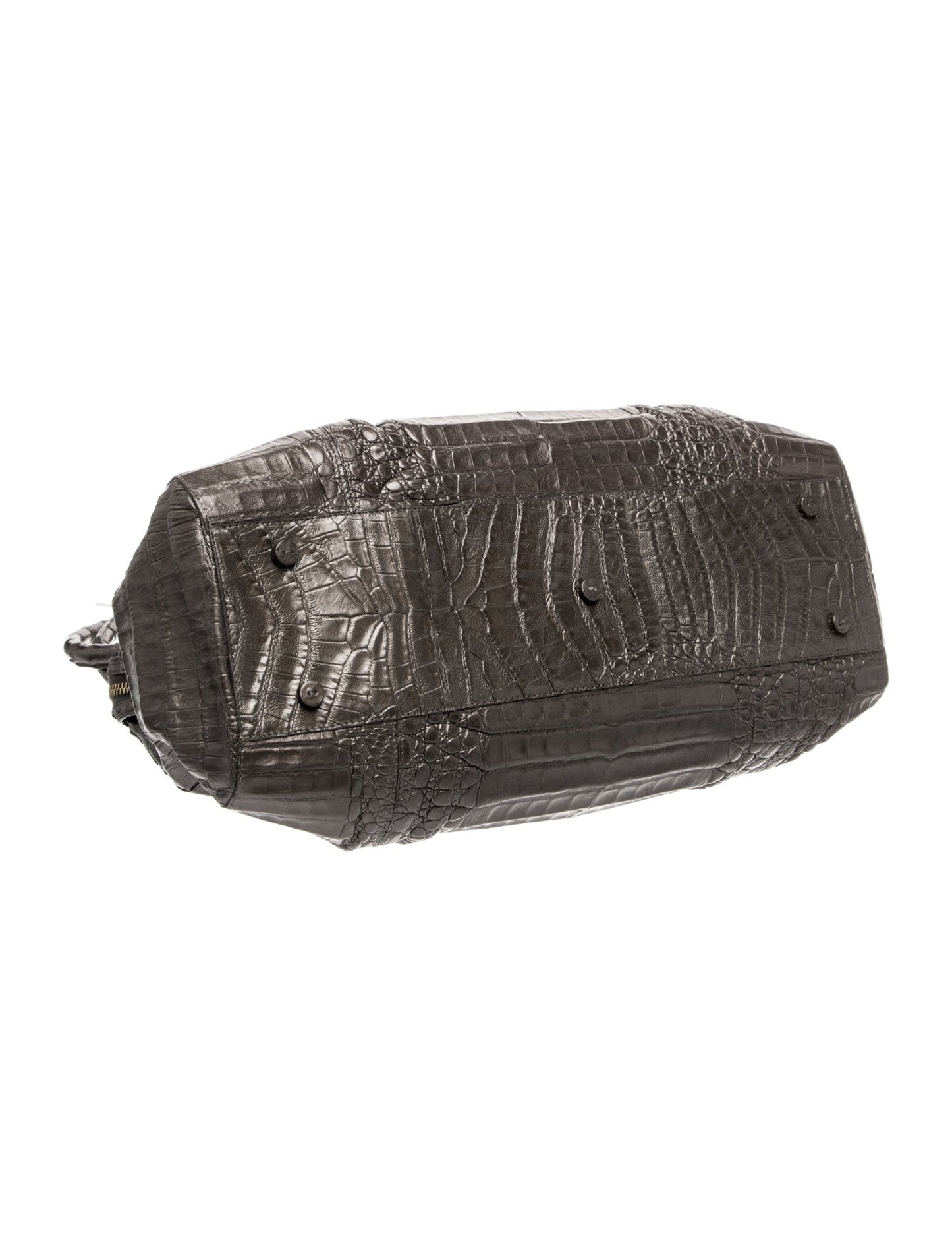 Nancy Gonzalez Crocodile Top Handle Bag