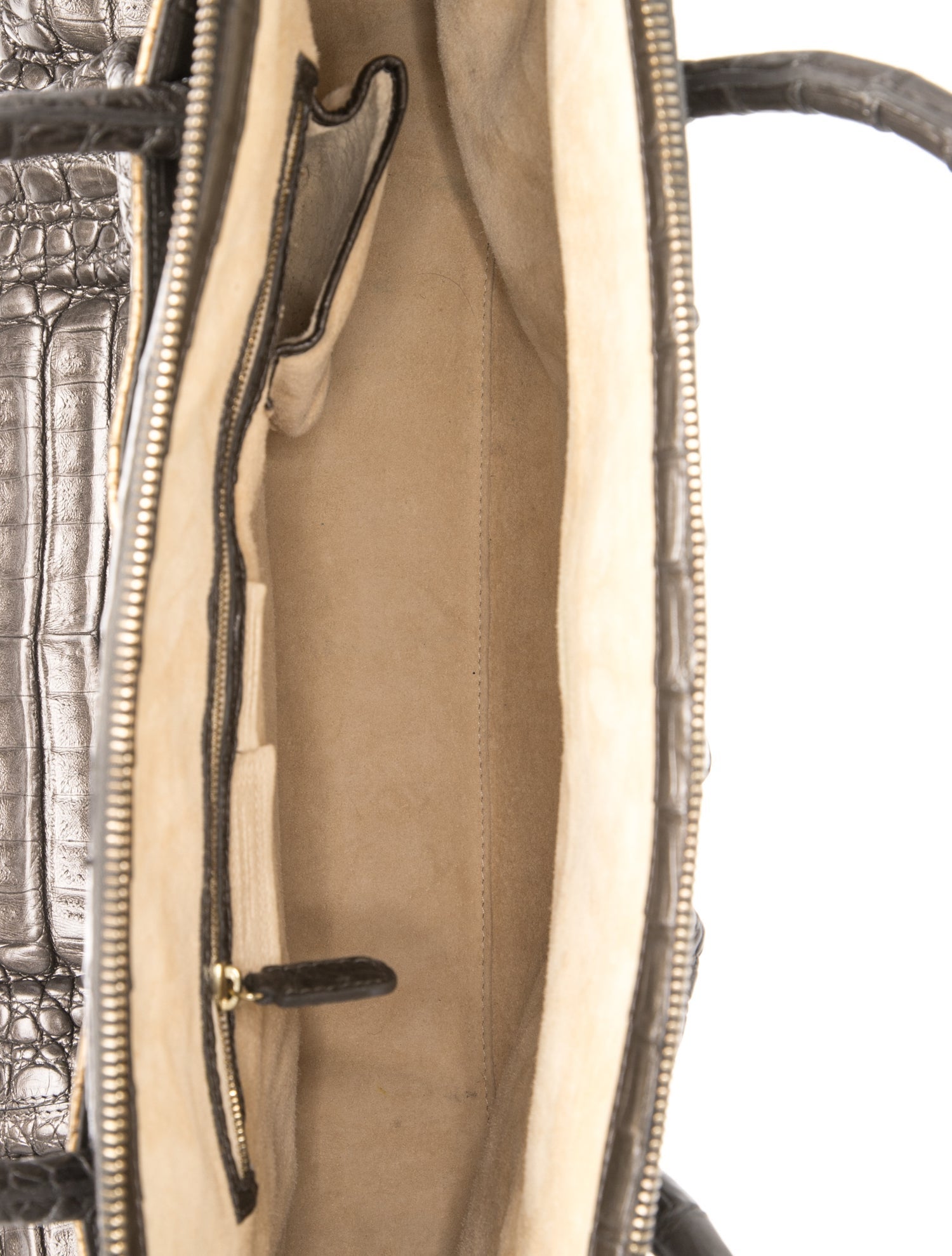 Nancy Gonzalez Crocodile Top Handle Bag