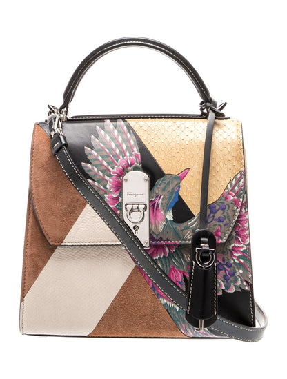 Salvatore Ferragamo Leather Top Handle Bag