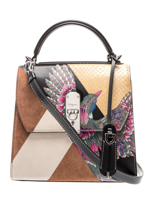 Salvatore Ferragamo Leather Top Handle Bag