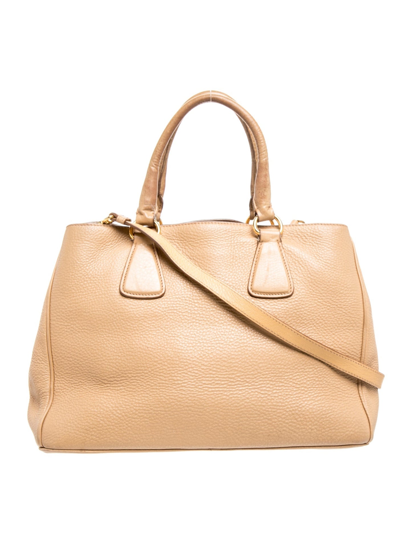 Prada Vitello Daino Leather Top Handle Bag