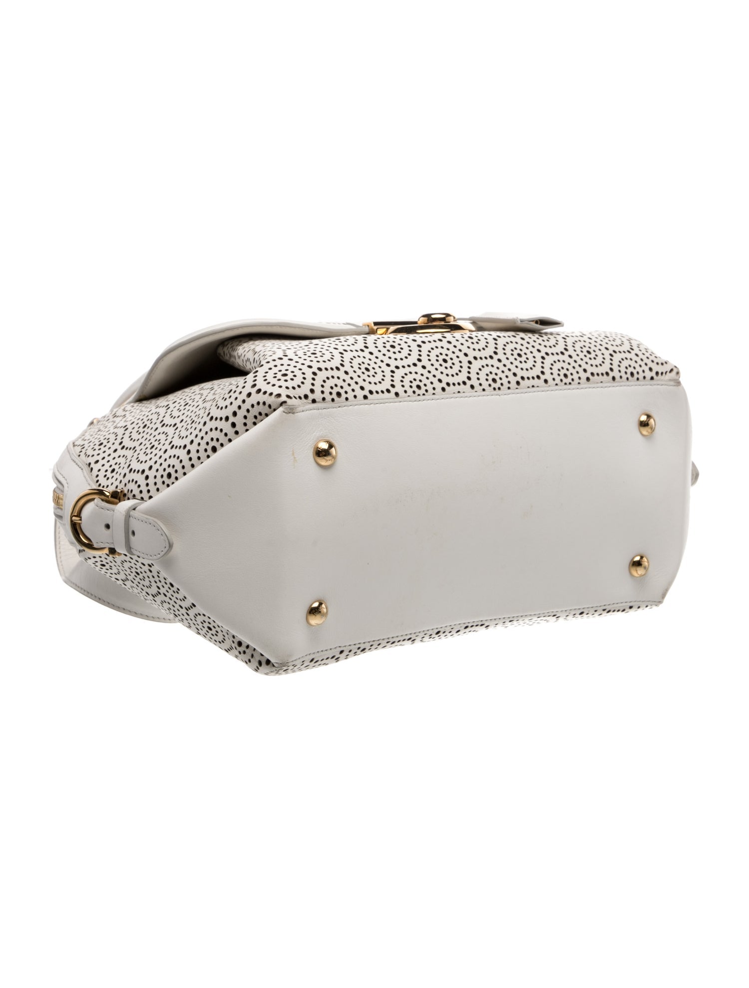 Salvatore Ferragamo Leather Top Handle Bag