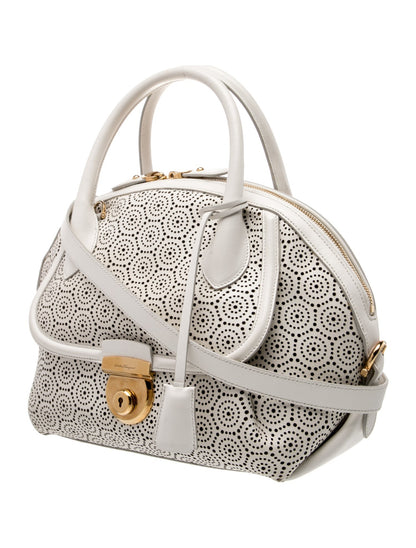 Salvatore Ferragamo Leather Top Handle Bag