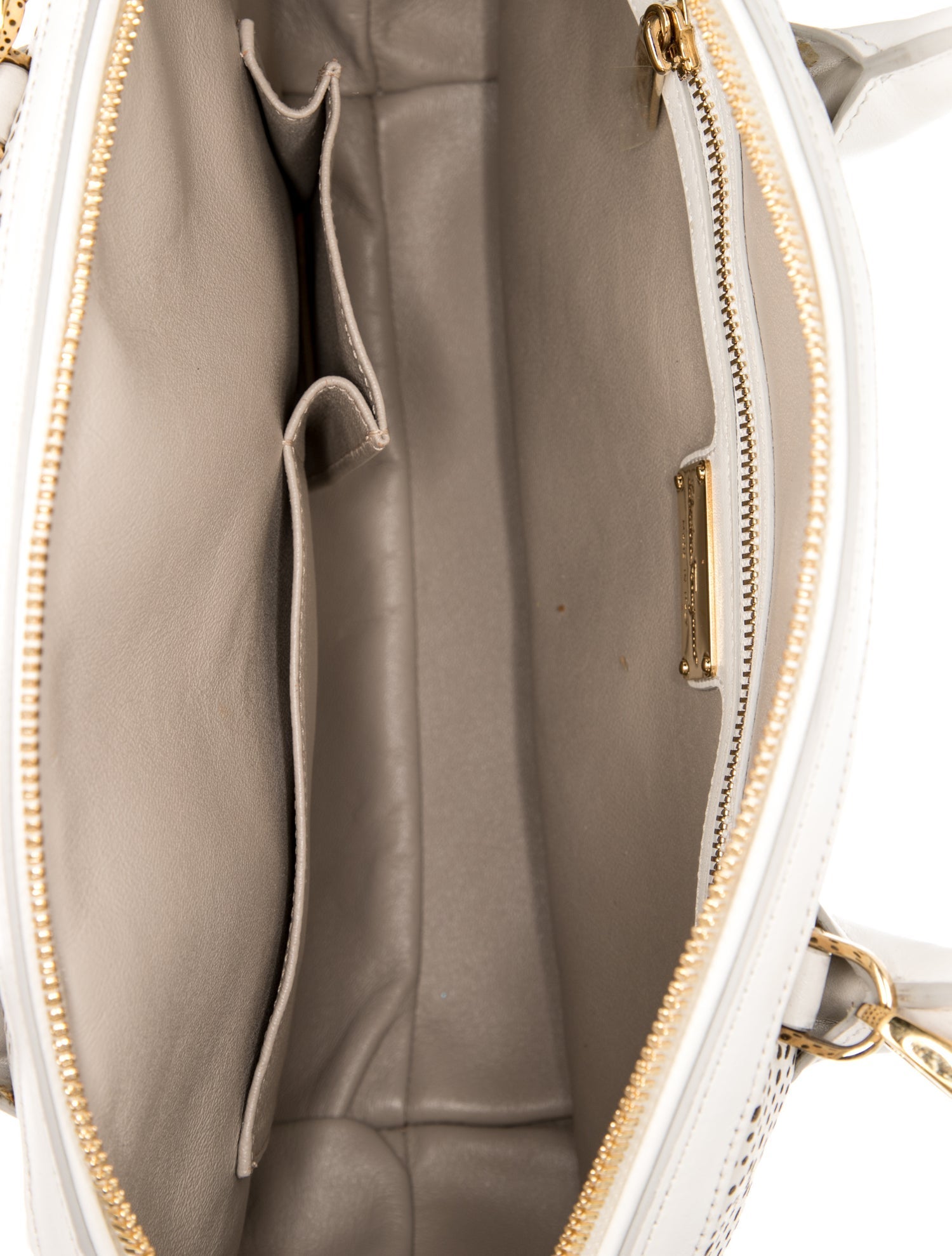 Salvatore Ferragamo Leather Top Handle Bag