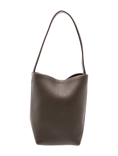 The Row Leather N/S Park Tote Small