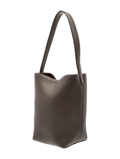 The Row Leather N/S Park Tote Small