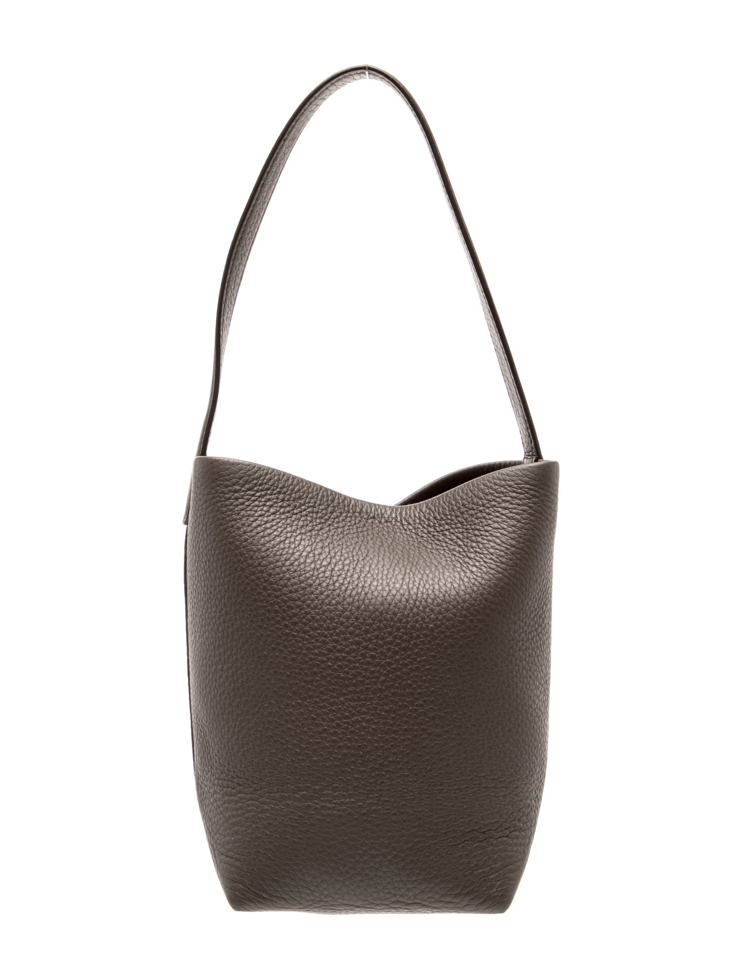 The Row Leather N/S Park Tote Small
