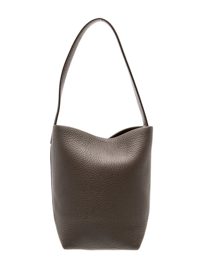 The Row Leather N/S Park Tote Small