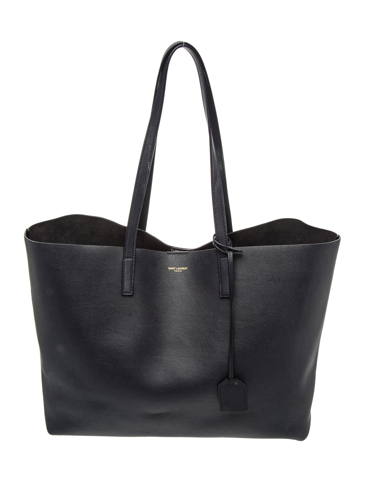 Saint Laurent Leather Shopping Tote Large