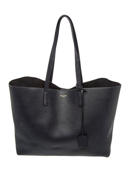 Saint Laurent Leather Shopping Tote Large