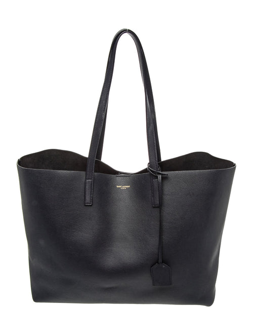 Saint Laurent Leather Shopping Tote Large
