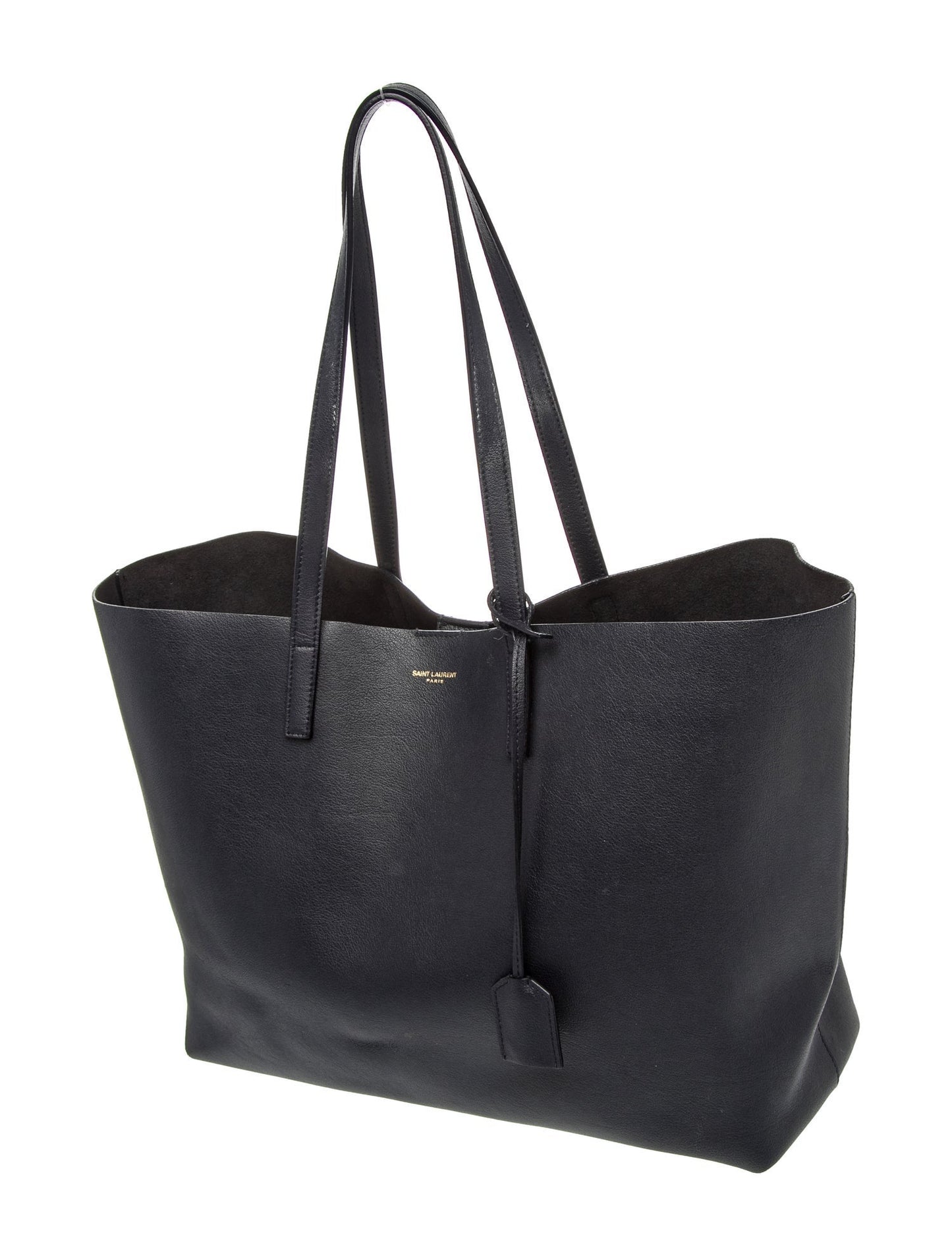 Saint Laurent Leather Shopping Tote Large