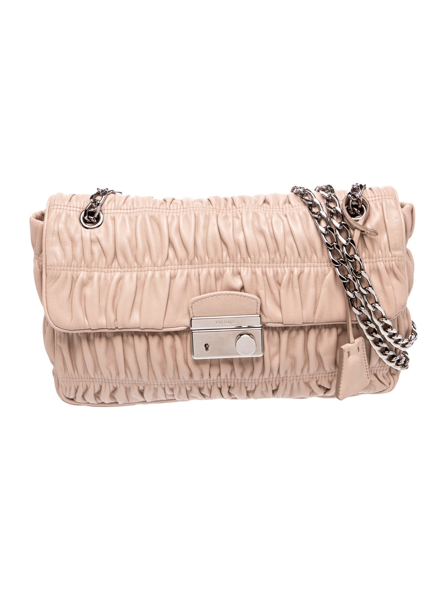 Prada Nappa Gaufre Leather Shoulder Bag
